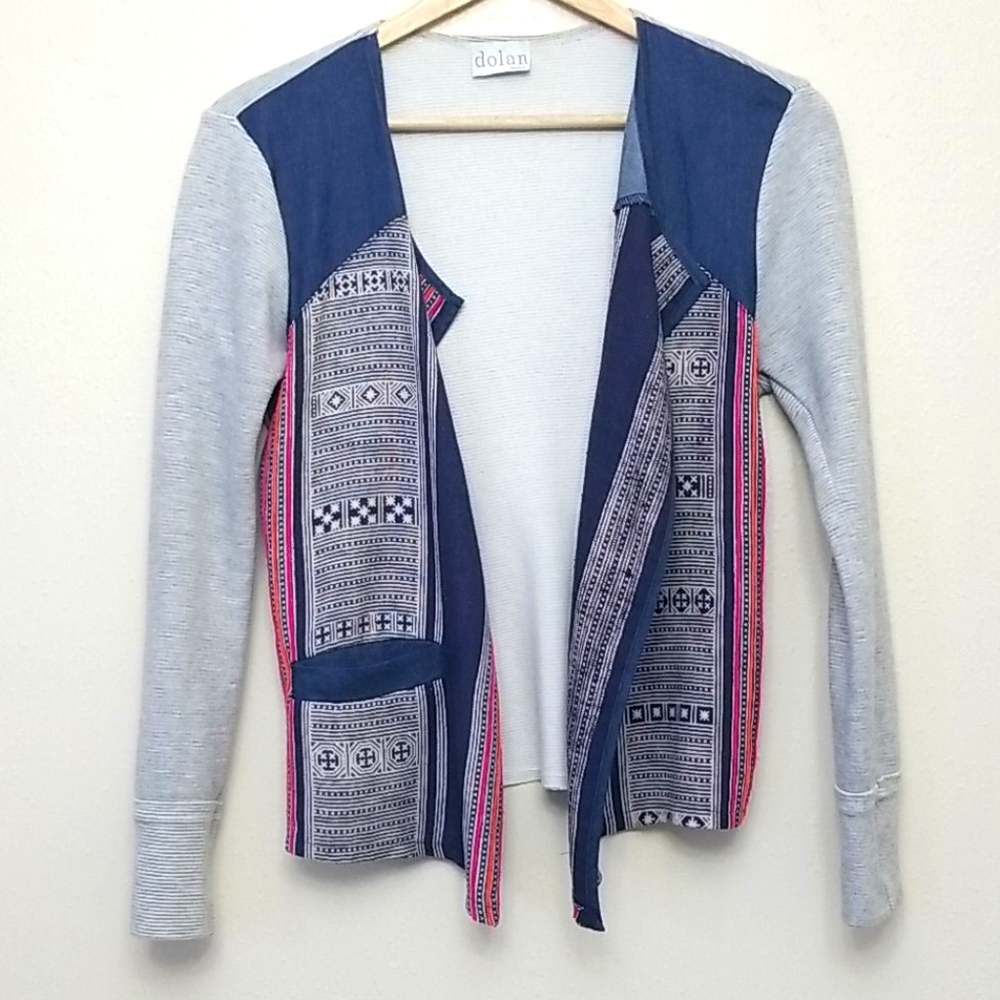 Anthropologie Dolan Embroidered Cardigan Small